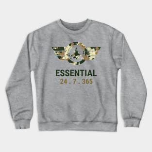 Essential 24.7.365 (Camo Air) Crewneck Sweatshirt